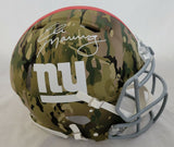 ELI MANNING SIGNED NEW YORK GIANTS F/S CAMO SPEED AUTHENTIC HELMET