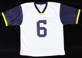 Garrett Green Signed West Virginia Mountaineers Jersey (JSA COA) 2024 #1 Q.B.