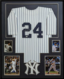 FRAMED NEW YORK YANKEES TINO MARTINEZ AUTOGRAPHED SIGNED JERSEY JSA COA