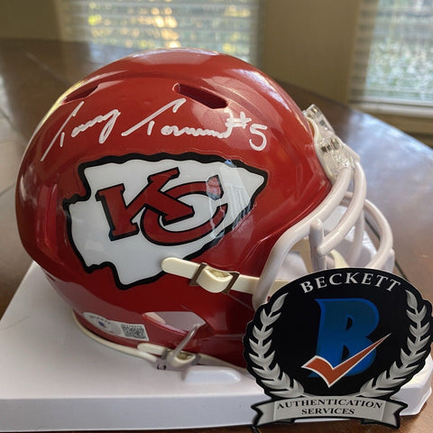 Tommy Townsend Autographed Signed Kansas City Chiefs Mini Helmet Beckett