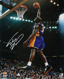 Shaquille O'Neal Autographed LA Lakers 16x20 Dunk FP Photo-Beckett W Hologram