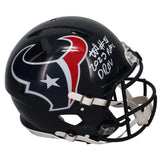 Will Anderson Autographed 2023 NFL DROY Texans Authentic Speed Helmet Fanatics