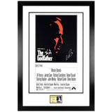 Al Pacino Autographed 1972 The Godfather 16x24 Framed Movie Poster Don Corleone!