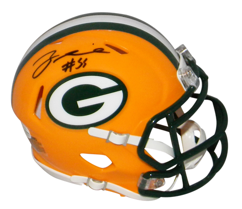 ZA'DARIUS SMITH AUTOGRAPHED SIGNED GREEN BAY PACKERS SPEED MINI HELMET BECKETT