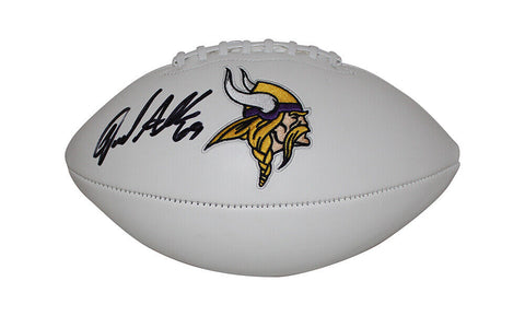 Jared Allen Autographed/Signed Minnesota Vikings Logo Football Beckett 37670