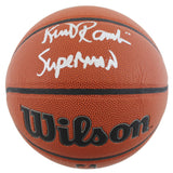 Lakers Kurt Rambis "Superman" Authentic Signed Wilson Basketball BAS Witnessed