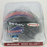 Gregory Rousseau Signed Buffalo Bills Speed Mini Helmet JSA Signature Debut COA