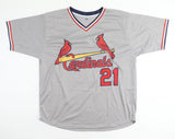 Bake McBride Signed St. Louis Cardinals Jersey Inscribed "74 ROY" (DA)