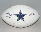 MEL RENFRO AUTOGRAPHED SIGNED DALLAS COWBOYS WHITE LOGO FOOTBALL TRISTAR