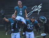 Jake Elliott Autographed 8x10 Photo Philadelphia Eagles PSA/DNA 193069