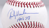 Rickey Henderson Signed Rawlings OML Baseball w/ 1406 SB - Beckett W Hologram