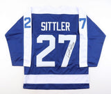 Darryl Sittler Signed Toronto Maple Leafs Jersey Inscribed "HHOF 1989" (JSA COA)