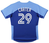 Blue Jays Joe Carter Authentic Signed Blue Majestic Cooperstown Jersey JSA