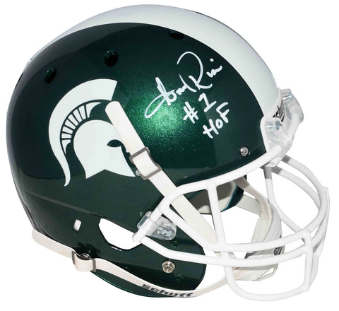 ANDRE RISON AUTOGRAPHED MICHIGAN STATE SPARTANS FULL SIZE HELMET COA