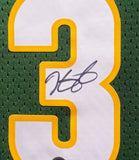 SUPERSONICS KEVIN DURANT AUTOGRAPHED FRAMED MITCHELL NESS JERSEY BECKETT 234600