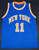 Derek Harper Signed New York Knicks Jersey (JSA COA) #11 Overall Pick 1983 Draft