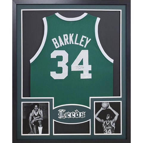 Charles Barkley Autographed Signed Framed Leeds High School Jersey JSA