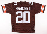 Greg Newsome II Signed Cleveland Browns Jersey (JSA COA) 2021 1sr Round Draft Pk