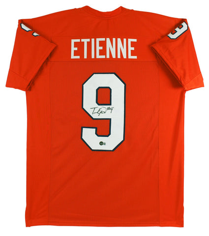 Clemson Travis Etienne Authentic Signed Orange Pro Style Jersey Autographed BAS