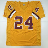 Autographed/Signed ANTONIO GIBSON Washington Yellow Football Jersey JSA COA Auto