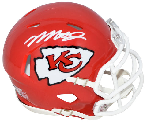 MECOLE HARDMAN SIGNED KANSAS CITY CHIEFS SUPER BOWL LVIII MINI HELMET BECKETT