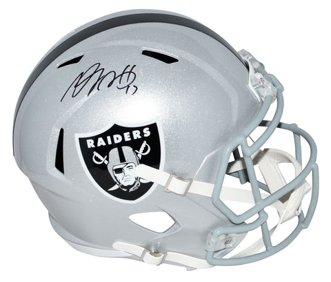 DAVANTE ADAMS AUTOGRAPHED LAS VEGAS RAIDERS FULL SIZE SPEED HELMET BECKETT