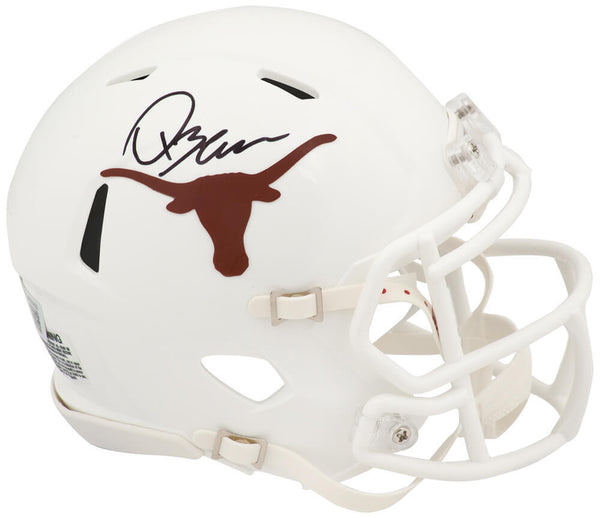 Quinn Ewers Signed Texas Longhorns Riddell Speed Mini Helmet - (BECKETT COA)