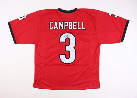 Tyson Campbell Signed Georgia Bulldogs Jersey (JSA COA) 2021 2nd Rnd Pck Jaguars