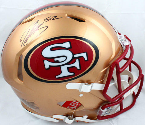 Patrick Willis Autographed F/S 96-08 49ers Speed Authentic Helmet-Beckett W Holo