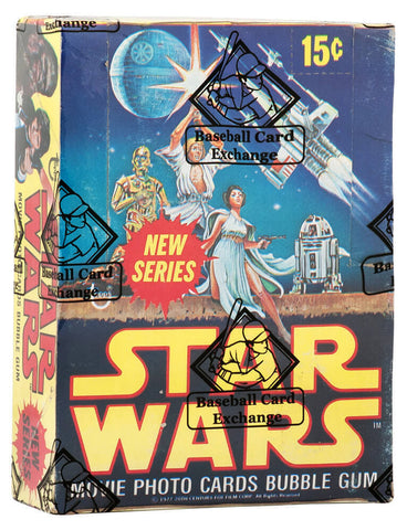 1977 Topps STAR WARS Series 2 Unopened Wax Box BBCE Sealed Wrapped - 36 Packs