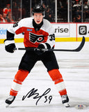 Matvei Michkov in Action Philadelphia Flyers Autographed 8x10 Hockey Photo PSA