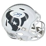 Dalton Schultz Autographed Texans 2024 STS Full Size Speed Helmet Beckett