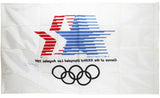 Bulls Michael Jordan Authentic Signed 1984 Olympic Games Flag PSA/DNA #G29209