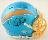 Dan Fouts Signed San Diego Charger Mini Helmet (Schwartz) 6xPro Bowl Quarterback