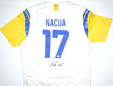 Puka Nacua Autographed Los Angeles Rams White Nike Game Jersey - Fanatics *Black