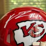 Kadarius Toney Autographed Signed Kansas City Chiefs Mini Helmet Beckett