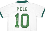 Pele New York Signed White Soccer Jersey BAS