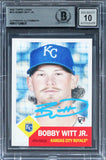 Royals Bobby Witt Jr. Authentic Signed 2022 Topps Living #512 Rookie Card Auto