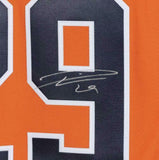 LEON DRAISAITL Autographed Edmonton Oilers Breakaway Orange Jersey FANATICS