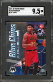 Hawks Cam Reddish 2019 Panini Mosaic #1 Blue Chips Rookie Card Graded 9.5! SGC