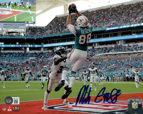 Mike Gesicki Autographed/Signed Miami Dolphins 8x10 Photo BAS 30856