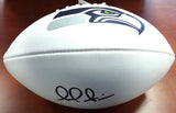 PAUL RICHARDSON AUTOGRAPHED WHITE LOGO FOOTBALL SEATTLE SEAHAWKS MCS HOLO 80902