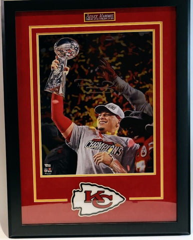 Patrick Mahomes Autographed Super Bowl LIV 16x20 Photo "LIV MVP" Inscription