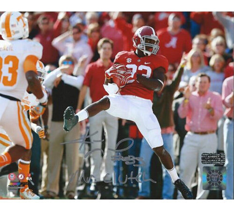 Kevin Norwood Signed Alabama Crimson Tide Unframed 16x20 Photo - Falling - Insc