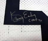 UCLA BRUINS KENNY EASLEY AUTOGRAPHED WHITE JERSEY "CHOF 91" PSA/DNA ITP 28259