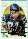 Tony Martin Autographed 1996 Pinnacle Summit #19 Trading Card 46258