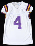 C J Daniels Signed LSU Tigers Purple Jersey (Beckett) Senior Wide Receiver