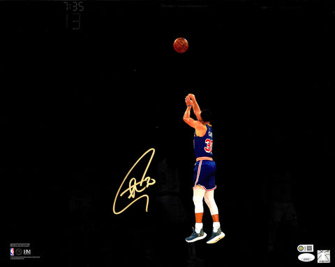 STEPHEN CURRY AUTOGRAPHED 16X20 PHOTO GOLDEN STATE WARRIORS SPOTLIGHT JSA 235481