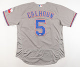 Willie Calhoun Signed Rangers Majestic Jersey (PSA) Texas Left Fielder 2017/2022