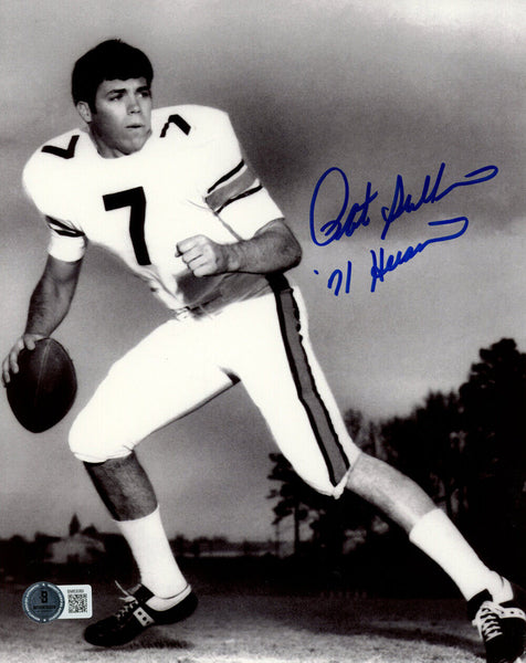 Pat Sullivan Signed Auburn Tigers 8x10 Photo Heisman '71 Beckett 47229